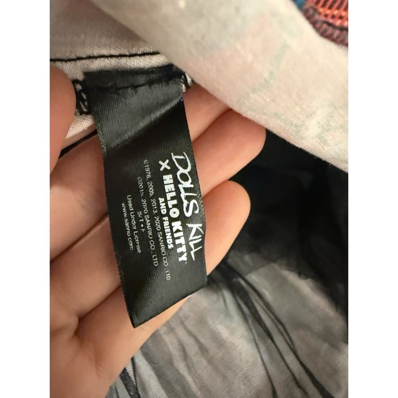 Dolls Kill x Hello Kitty Skirt Red Plaid Women's Plus 3XL - Picture 9 of 12